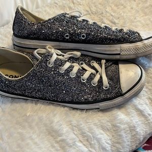 Sparkly converse.